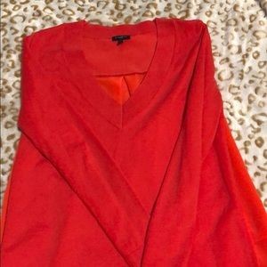 Red orange sweater